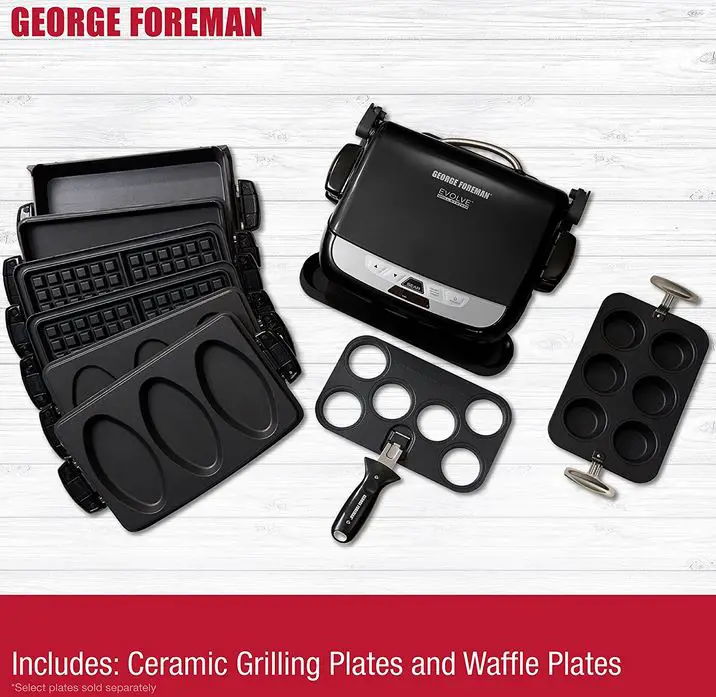Best George Foreman Grills with Removable Ceramic Plates and Temperature Control