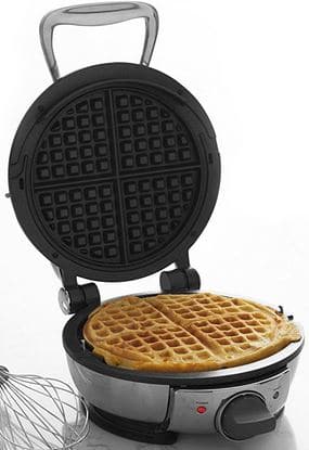 all clad 99012gt stainless steel classic round waffle maker