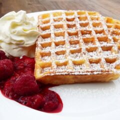 history of belgian waffles