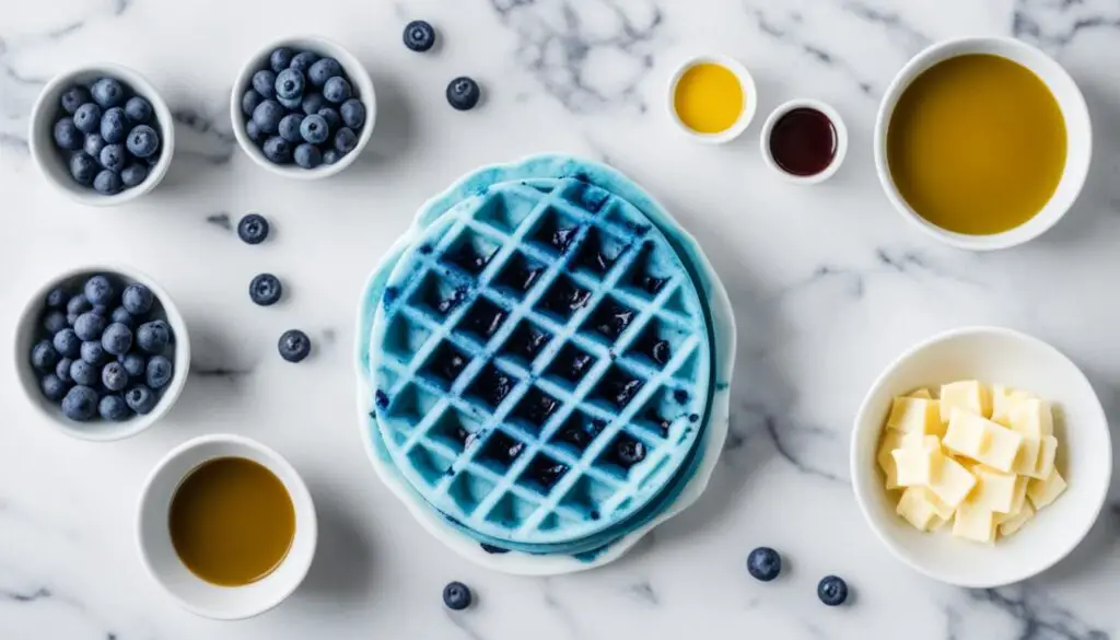 blue waffle recipe ingredients