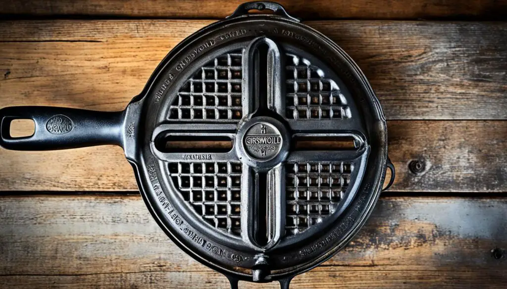 Authentic antique waffle irons