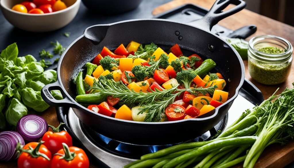 Cast iron pans