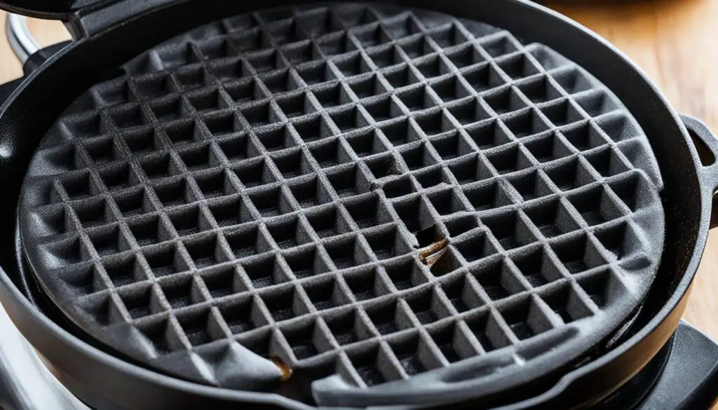 Cast iron waffle maker seasoning