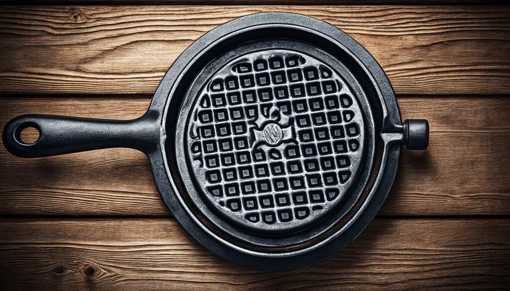 Cast iron waffle maker types