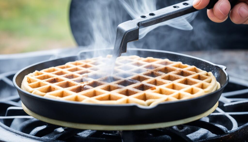Challenges of manual waffle making