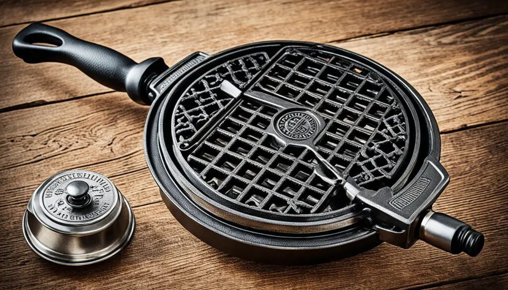 Griswold waffle iron anatomy