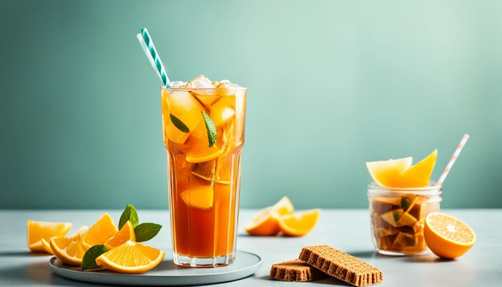 Low-sugar stroopwafel cocktails