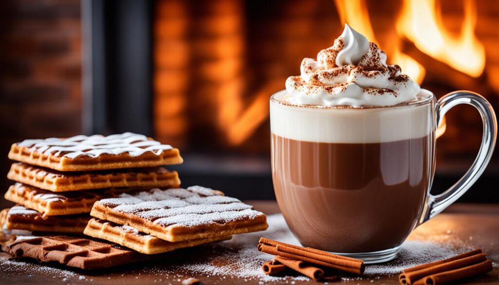 Spiked Stroopwafel Hot Chocolate