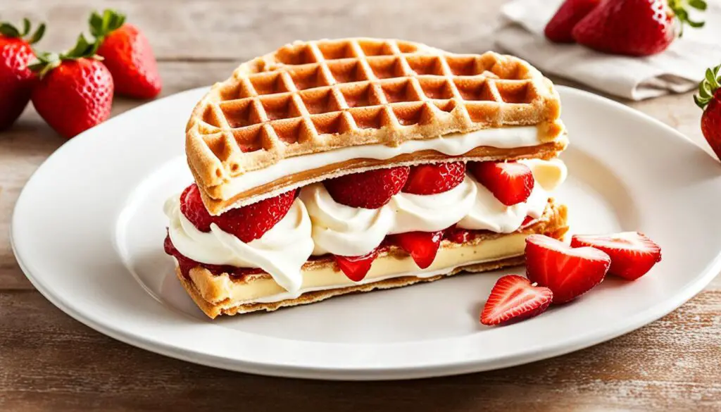 Strawberry cheesecake waffle ingredients