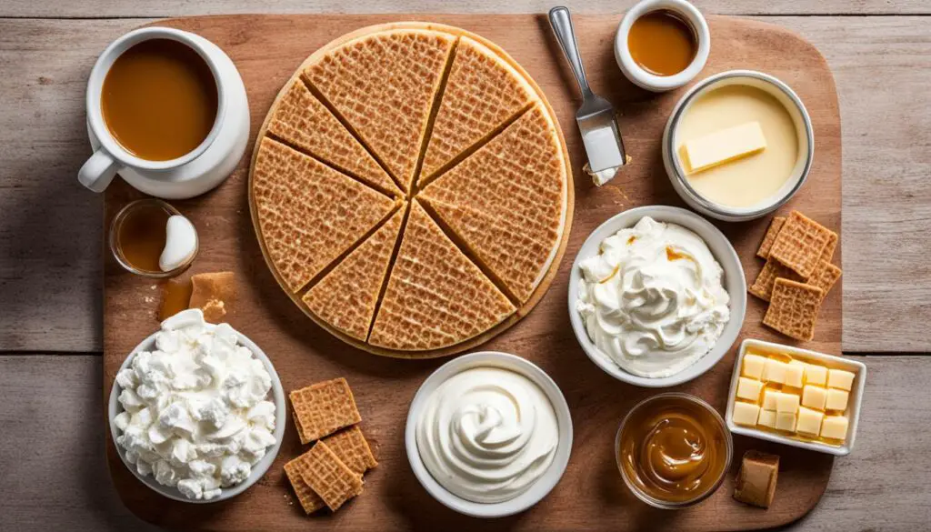 Stroopwafel cheesecake ingredients