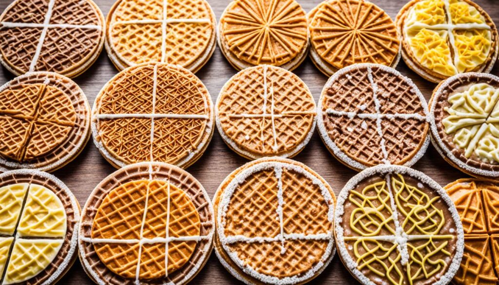 Stroopwafel varieties