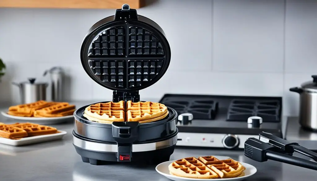 Teflon waffle maker