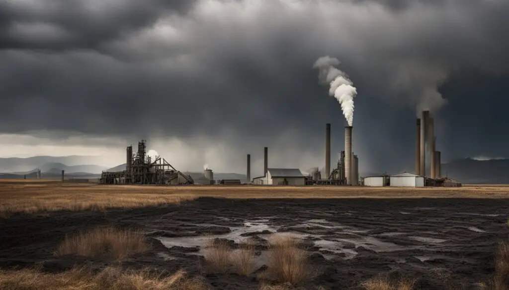 Wilbur Tennant's contaminated farm