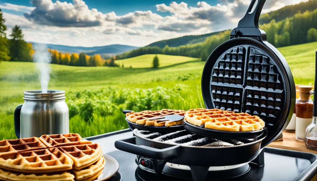 cast iron waffle iron benefits