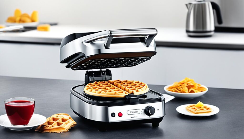 electric waffle maker features