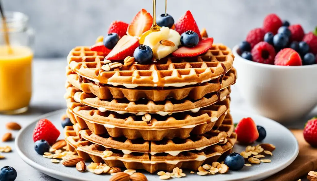 flourless oatmeal waffles