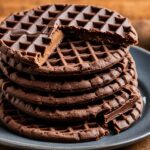 healthy chocolate peanut butter waffle cookie recipes