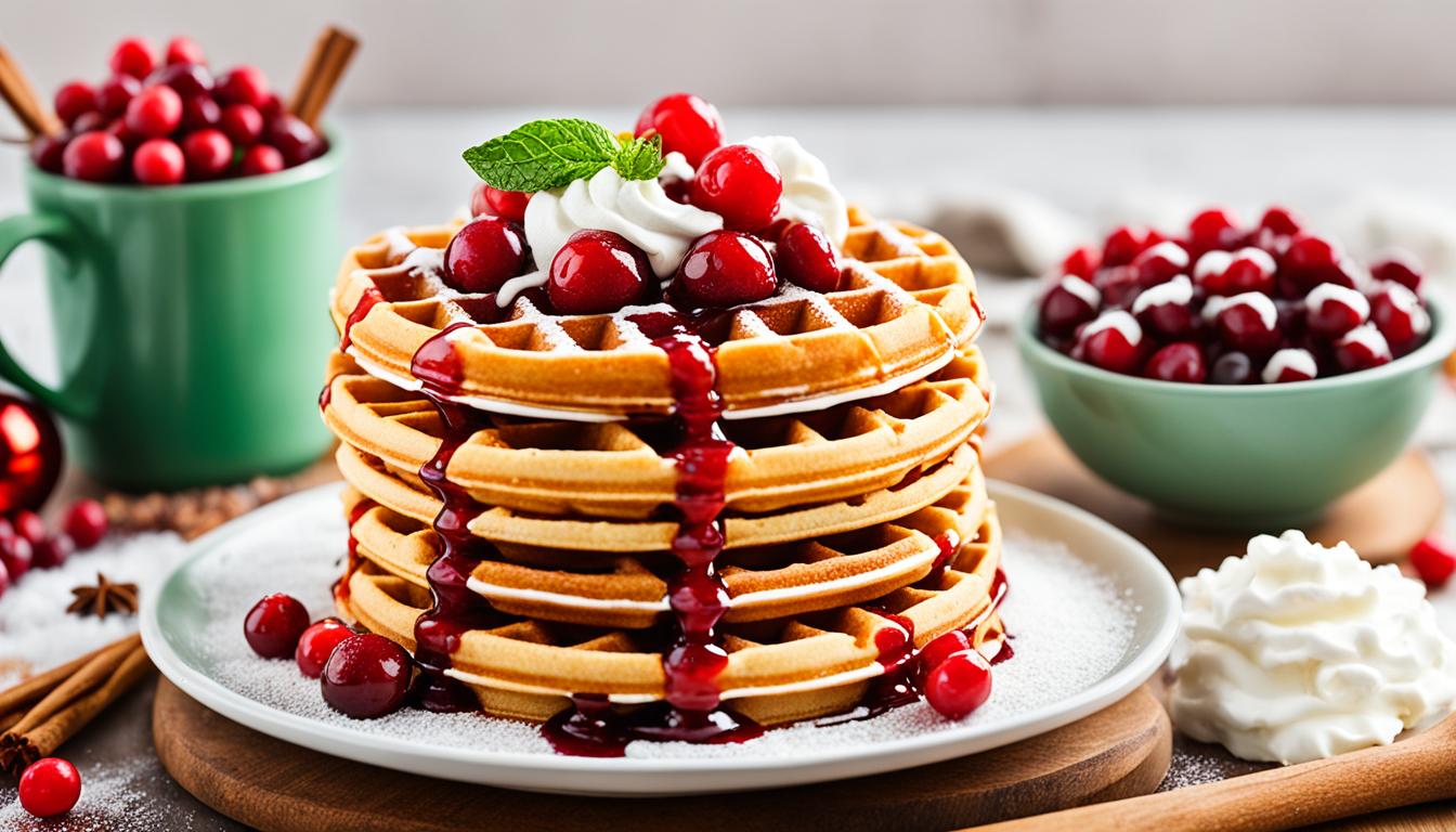 Christmas Waffle Toppings