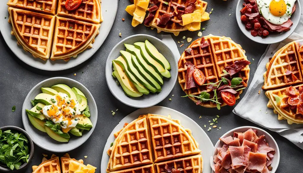 Savory waffle toppings