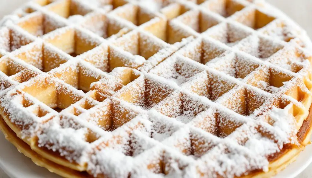 thin waffle texture