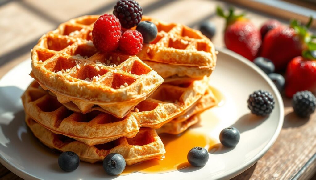 Almond flour waffles