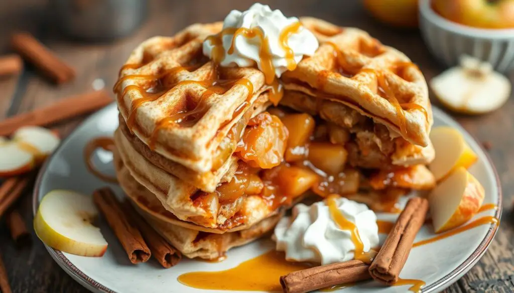 Apple pie stuffed waffles ingredients