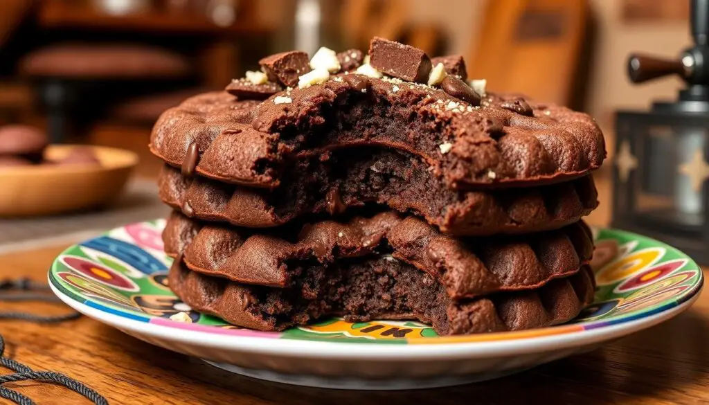 Cake mix waffle cookies