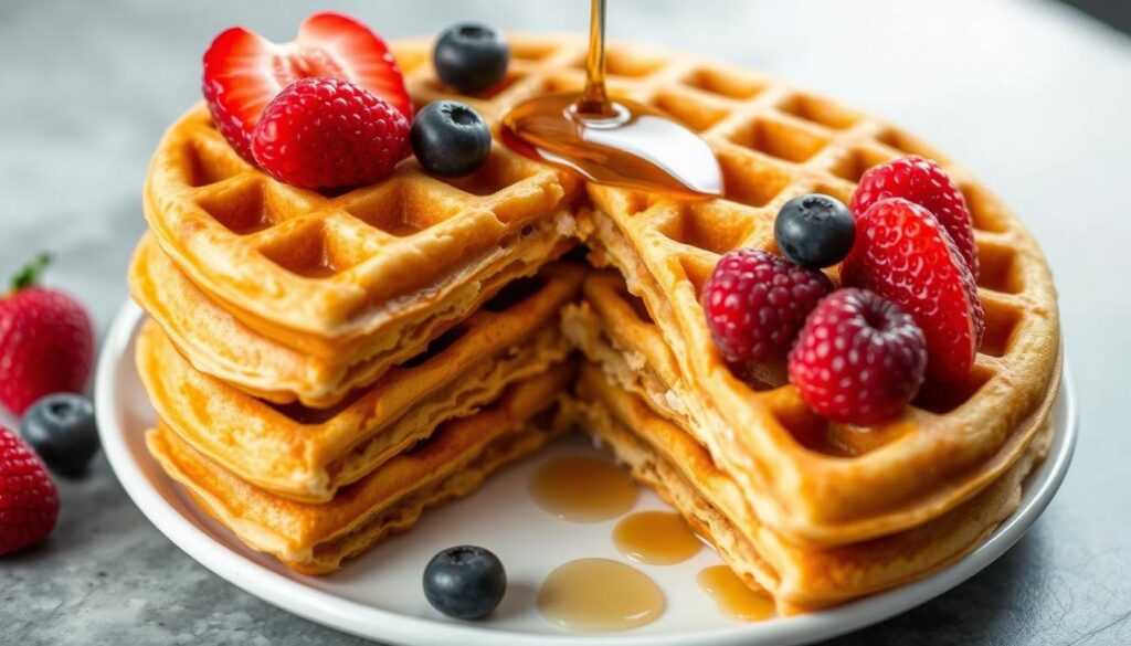 Chickpea flour waffles