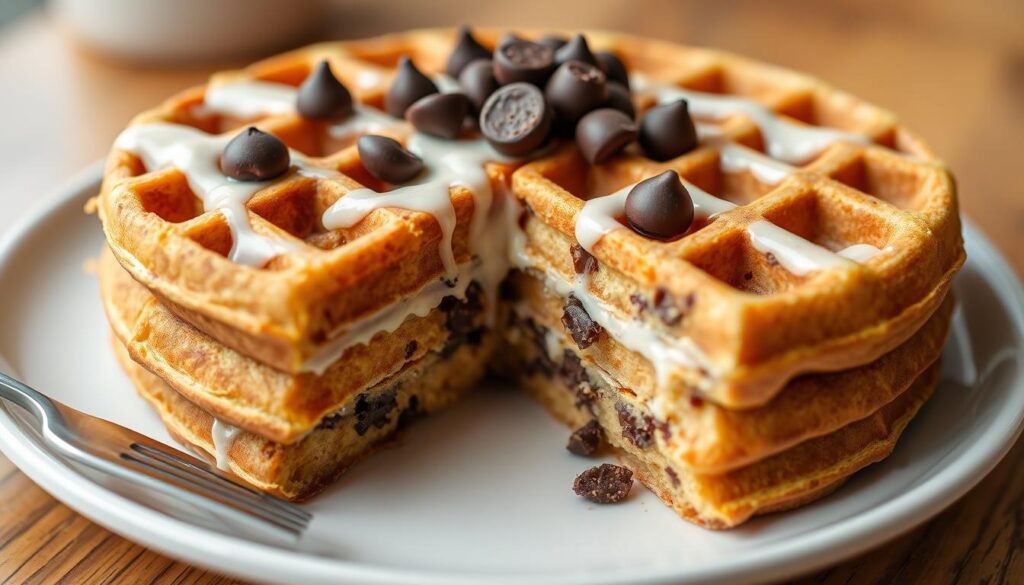 Chocolate chip waffles