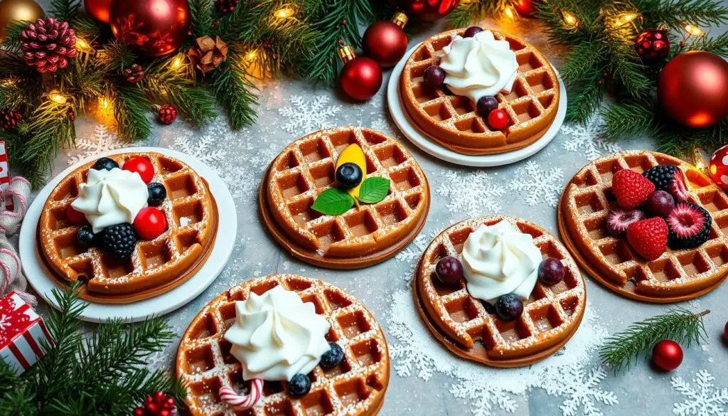 Christmas waffle recipes