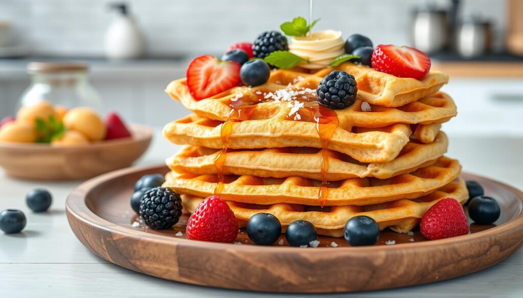 Dairy-free high protein waffles