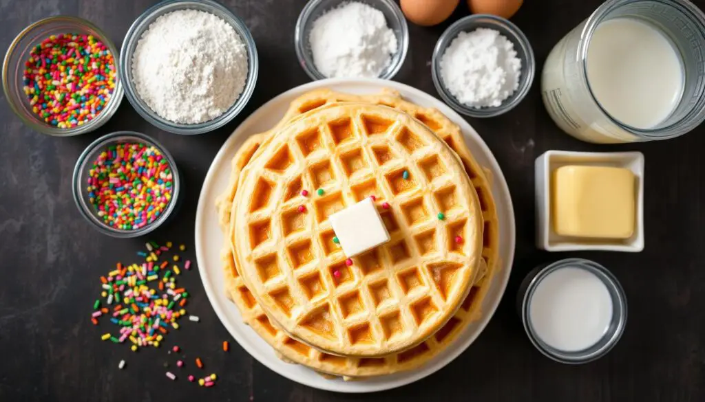 Funfetti waffle ingredients