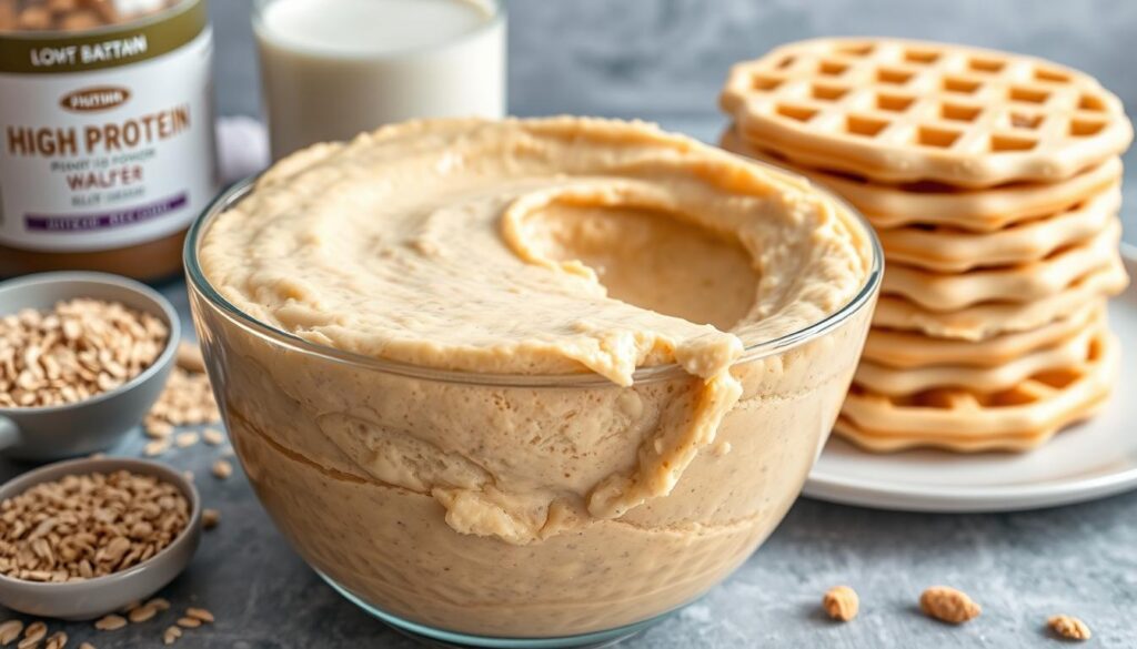 High protein waffle batter consistency