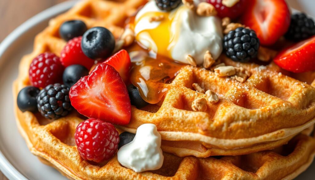 High protein waffle toppings