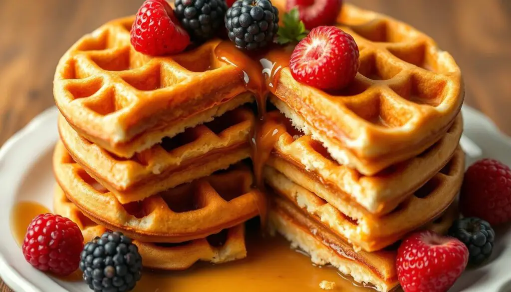 High protein waffles