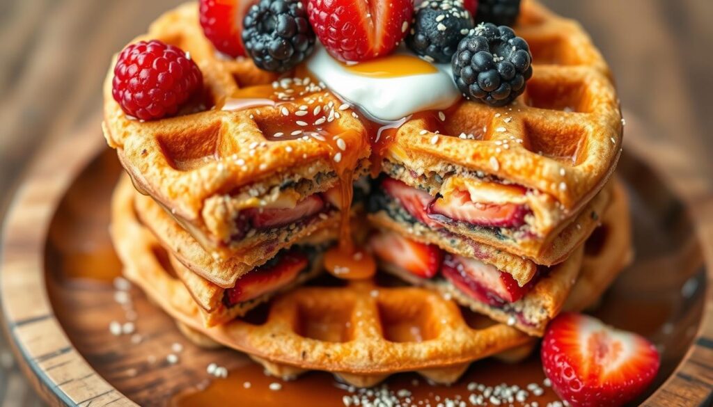 Vegan protein sources for waffles