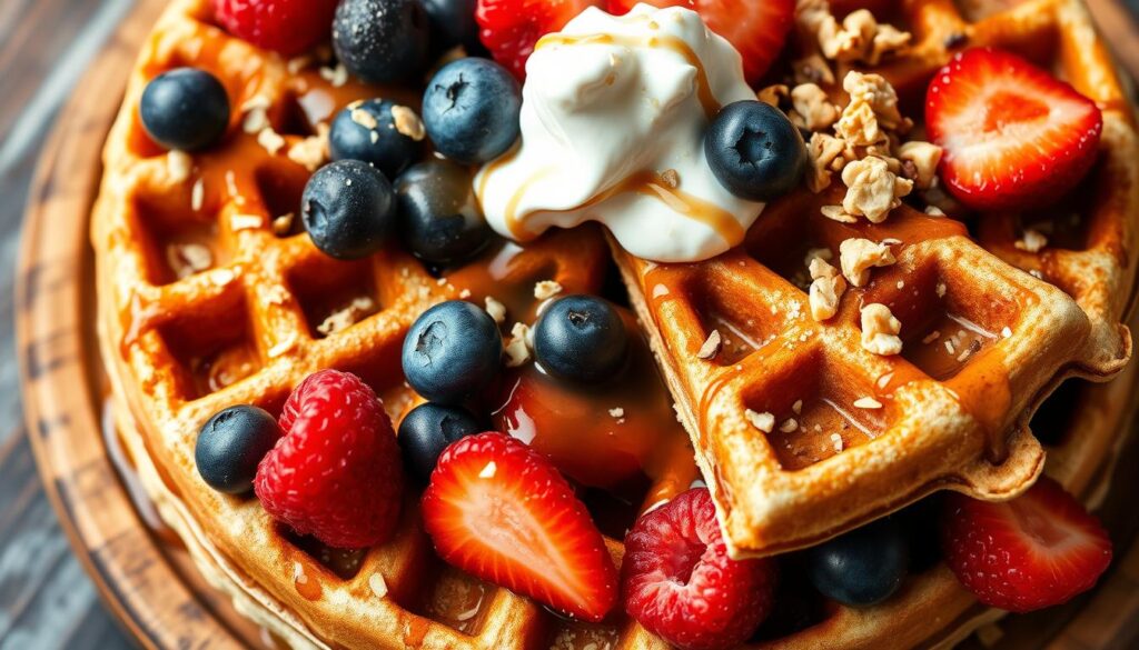 Vegan waffle toppings