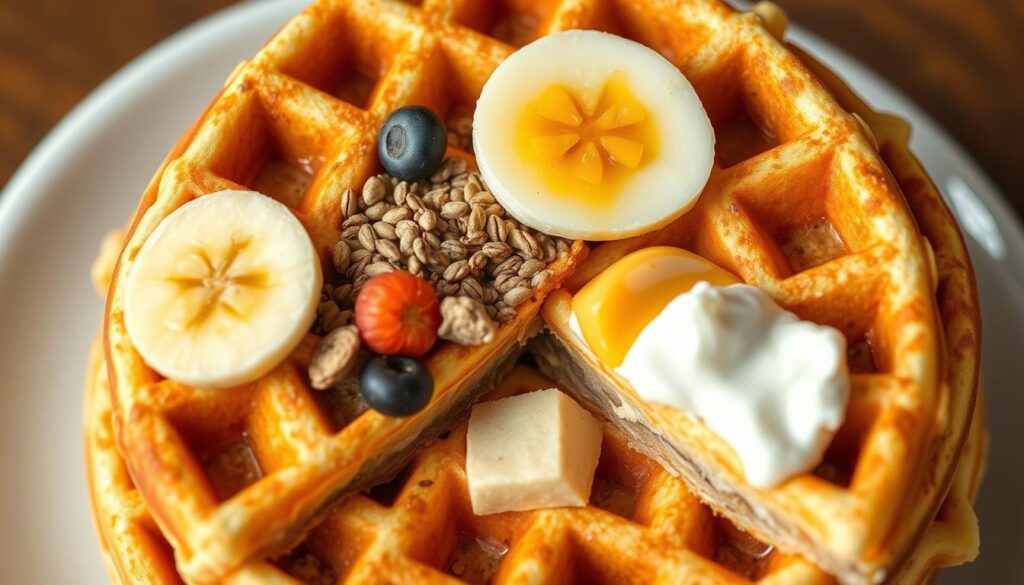 egg replacements for high protein waffles