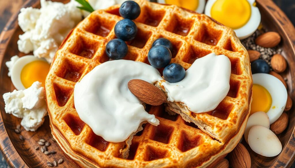 whole food protein sources for waffles