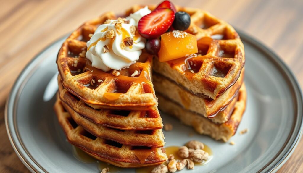 Cassava waffle variations