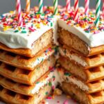 Funfetti Waffle Birthday Cake Recipe