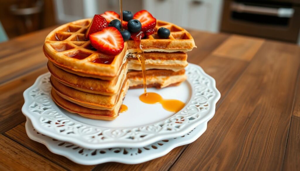 Seasonal waffle recipes with fresh ingredients