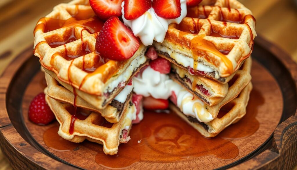 Sweet stuffed waffle maker recipes