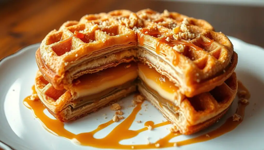 Ukrainian Waffle Cake with Dulce de Leche