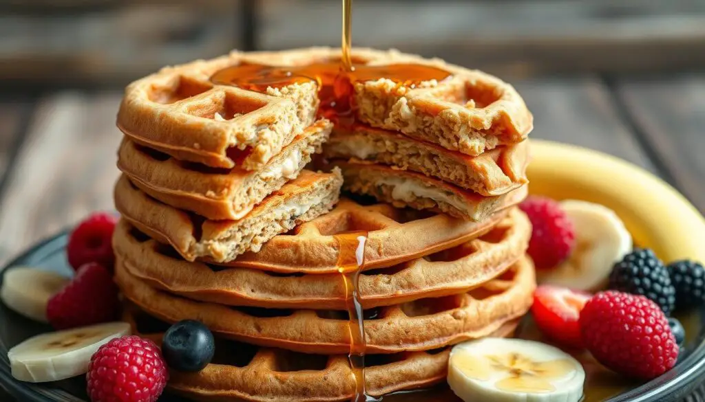 Whole grain nutrition in waffles