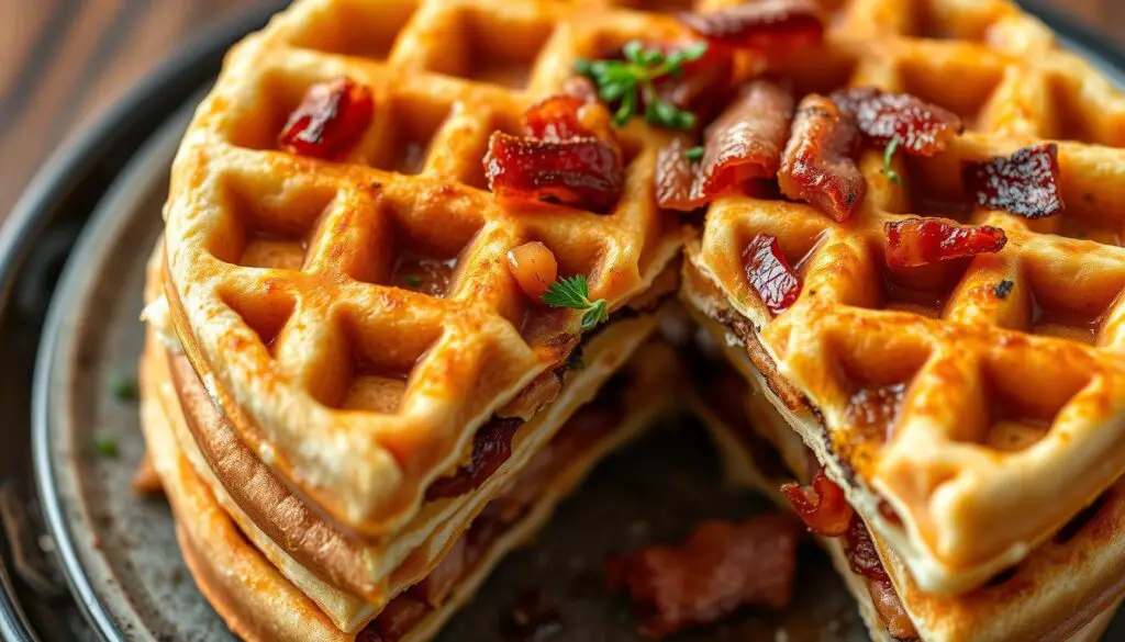 Bacon varieties for waffles