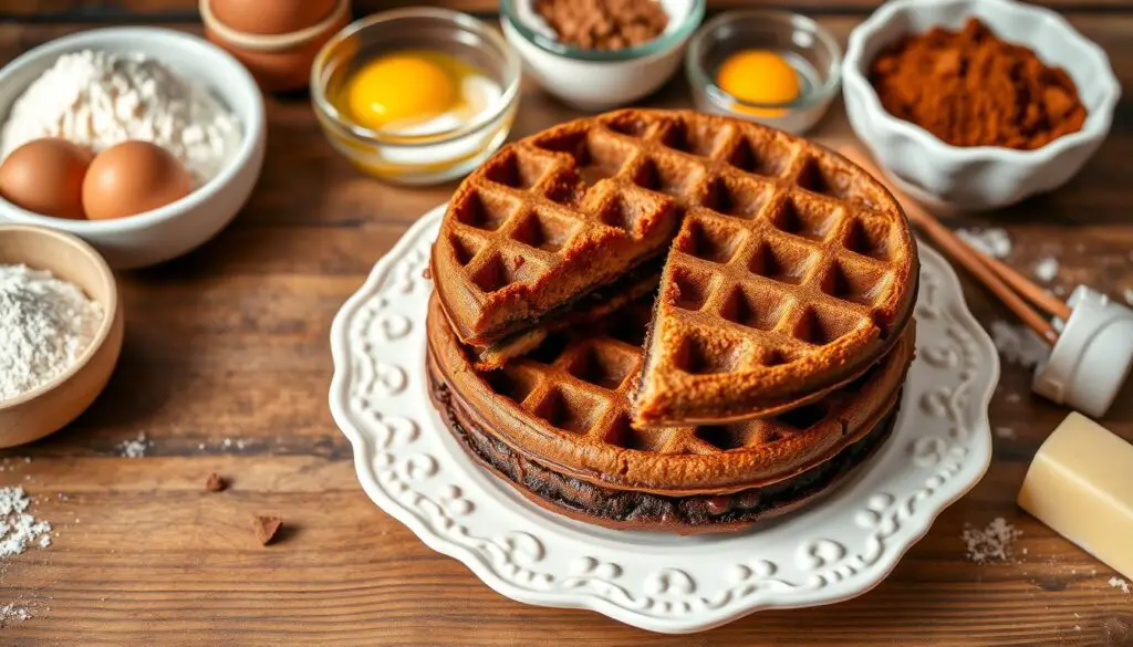 Cakey waffle brownies ingredients