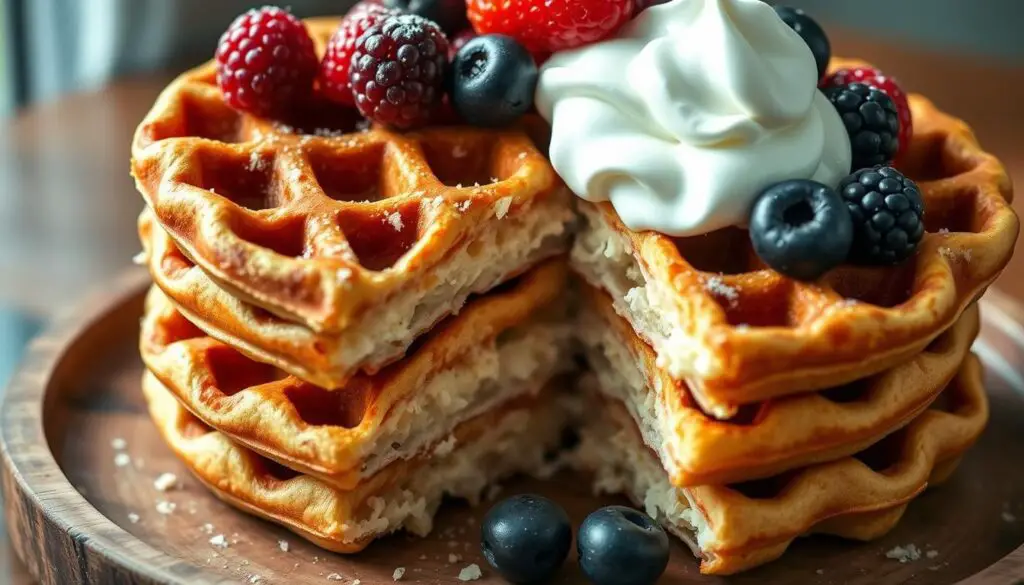 Low carb waffles with keto waffle nutrition