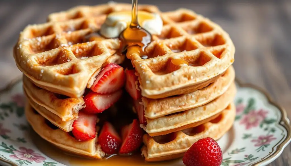 Strawberry waffles nutrition