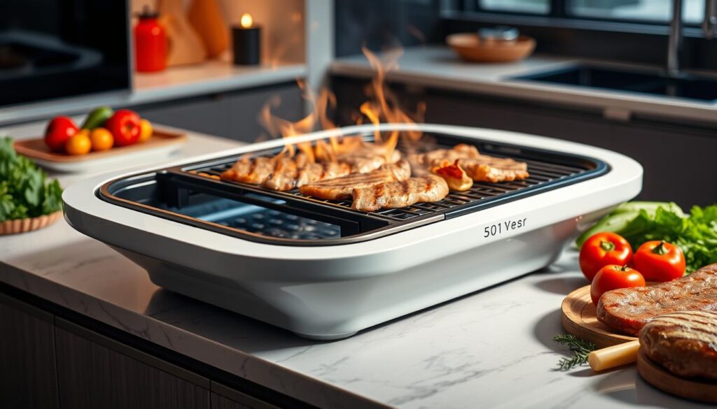 Ceramic coated submersible grill